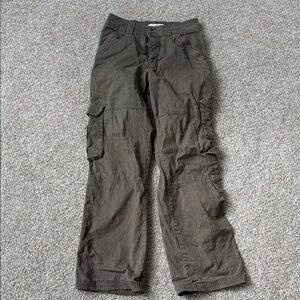 Abercrombie Casual Cargo Pants in Brown size 27/4